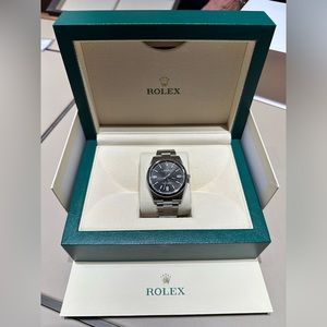 2024 Rolex OP41 Black Sunray Dial - Ref. 124300
